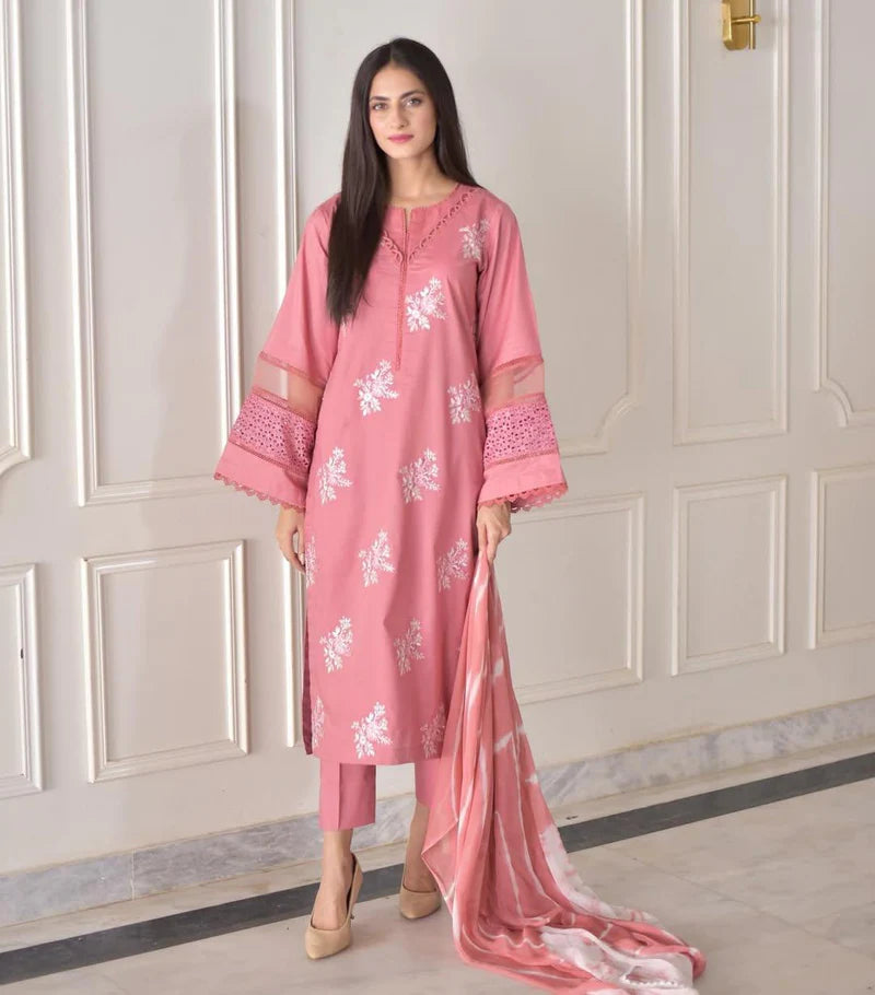 HORIYA LINNEN EMB 2PC