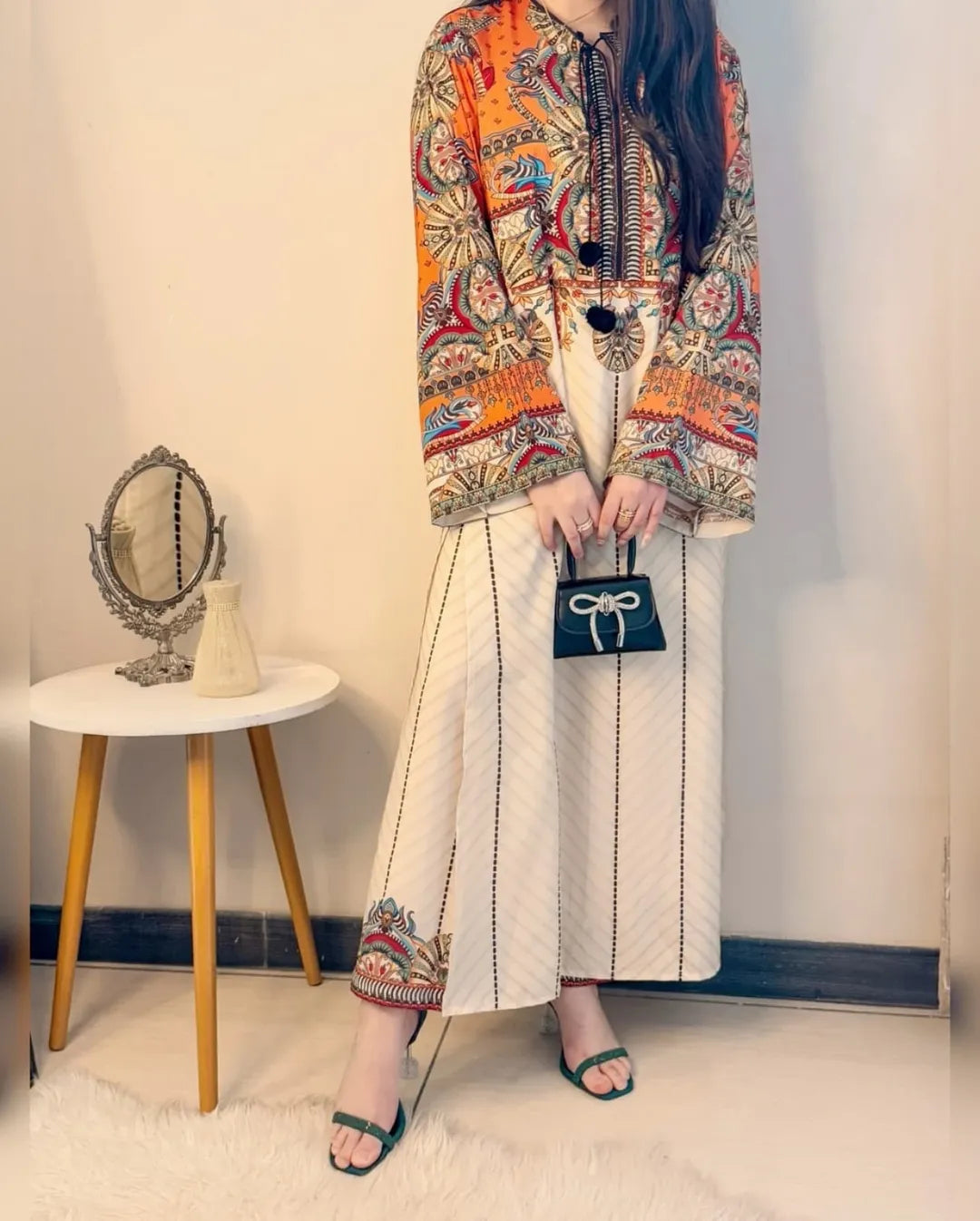 HIRA – Digital Print Stitched 2-Piece