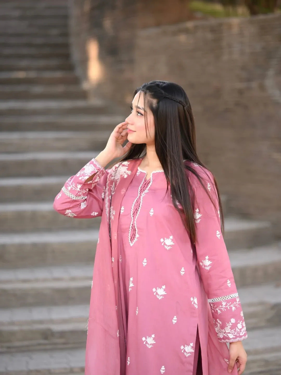 NAZNEEN EMBROIDERY 3PC