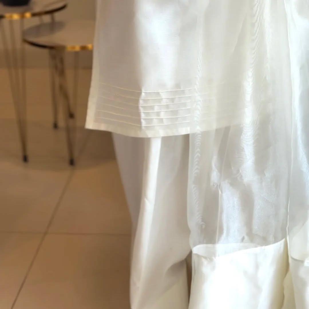 SILK WHITE LUXURY 3PC WITH FARSHI SHALWAR