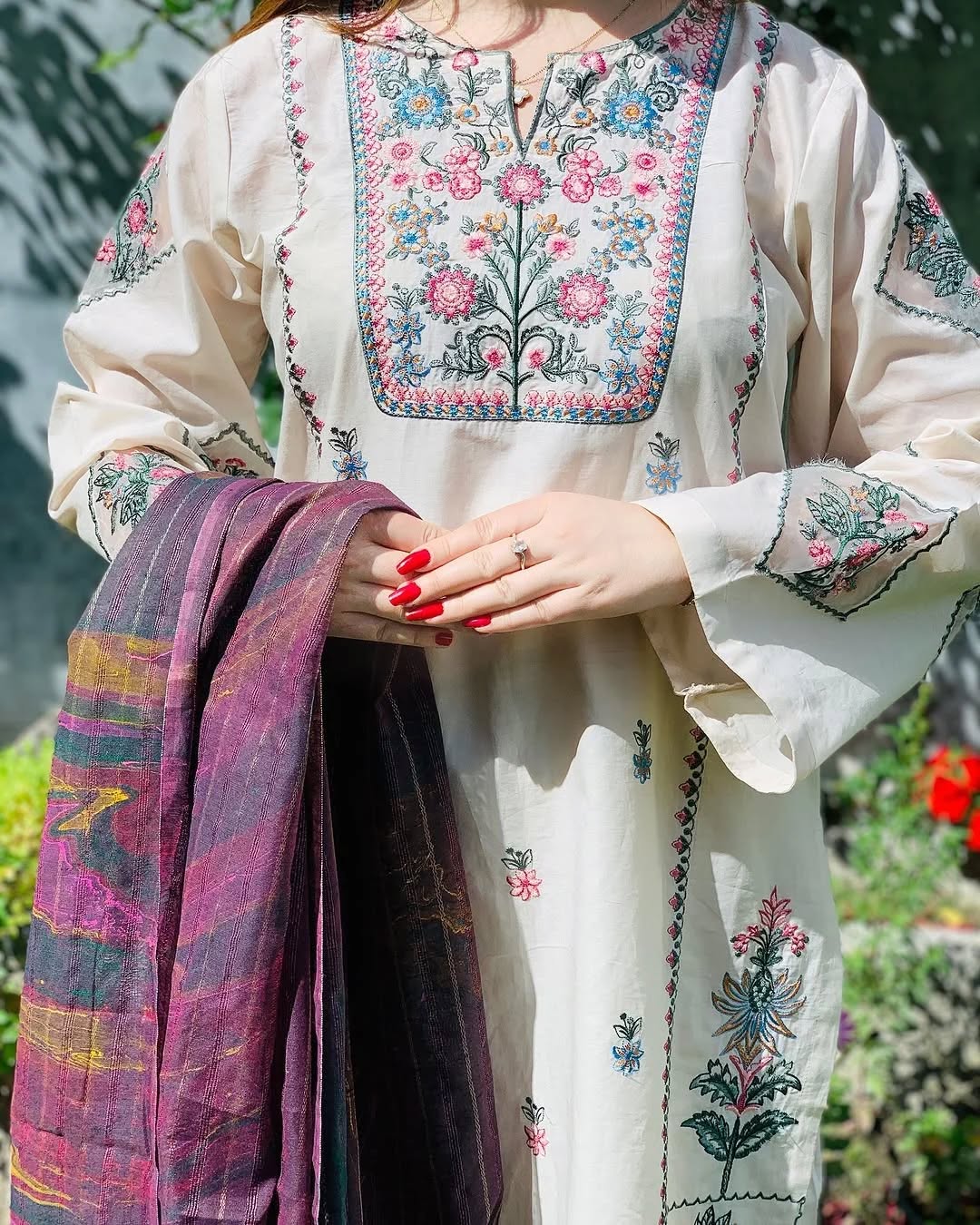 Naz Embroidered - 2 pieces