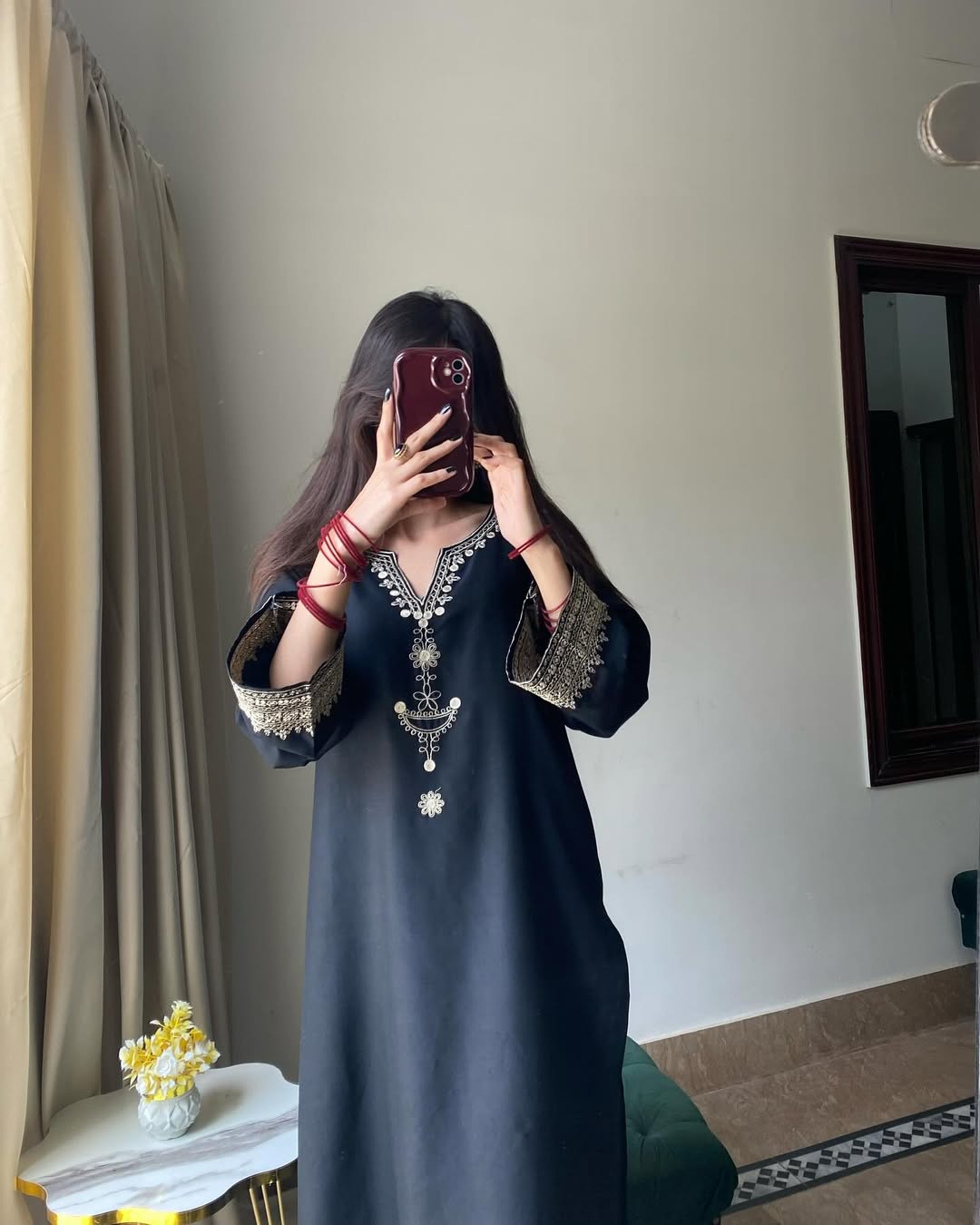 BLACK IRIS LONG LENGHT 2PC