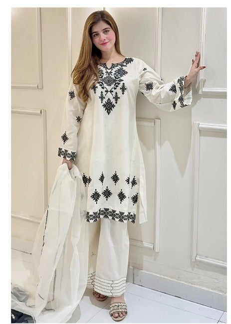 JUNA Dananeer Design LAWN EMB 3PC