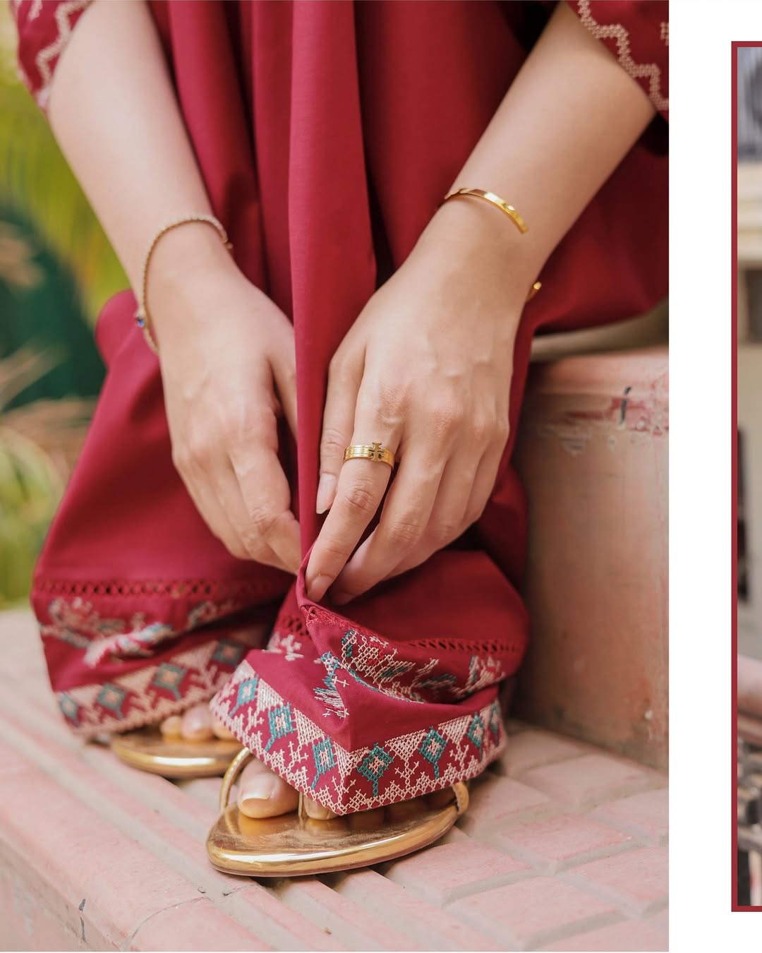 NISHA LAWN EMB CORD SETS ( FARSHI SHALWAR)