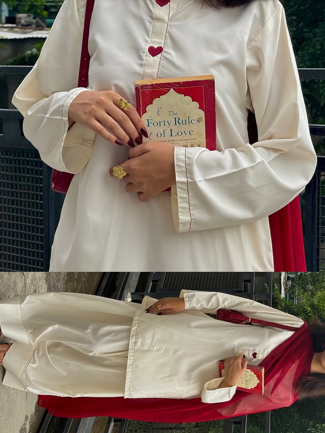 WHITE HEART 3PC ( FARSHI SHALWAR )