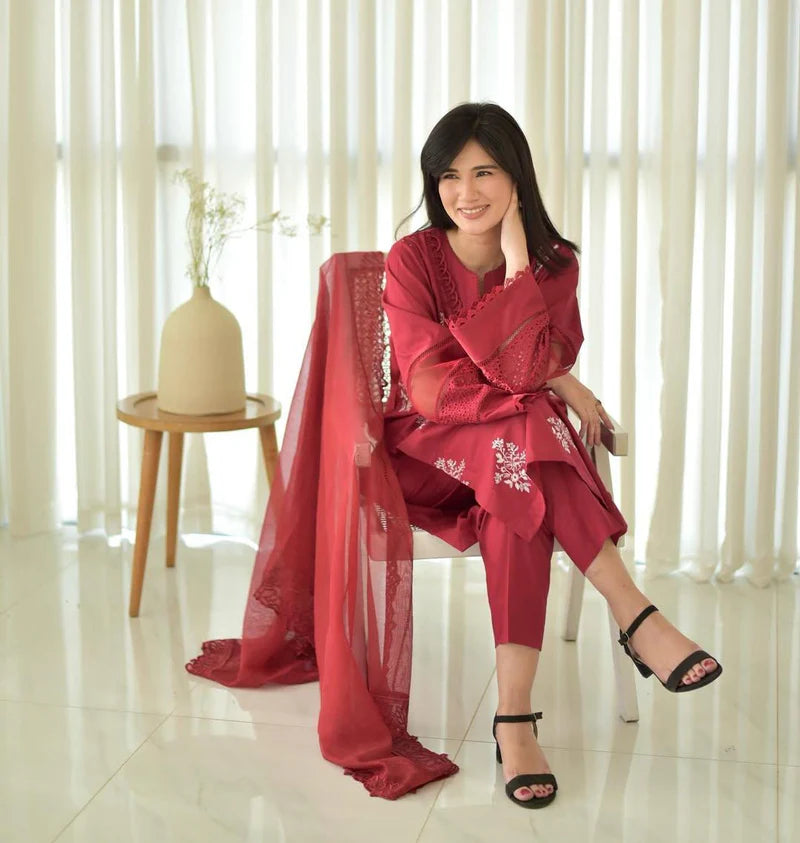 HORIYA LINNEN EMB 2PC