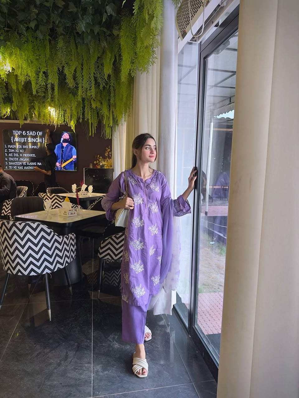 HORIYA PURPLE LAWN 3PC