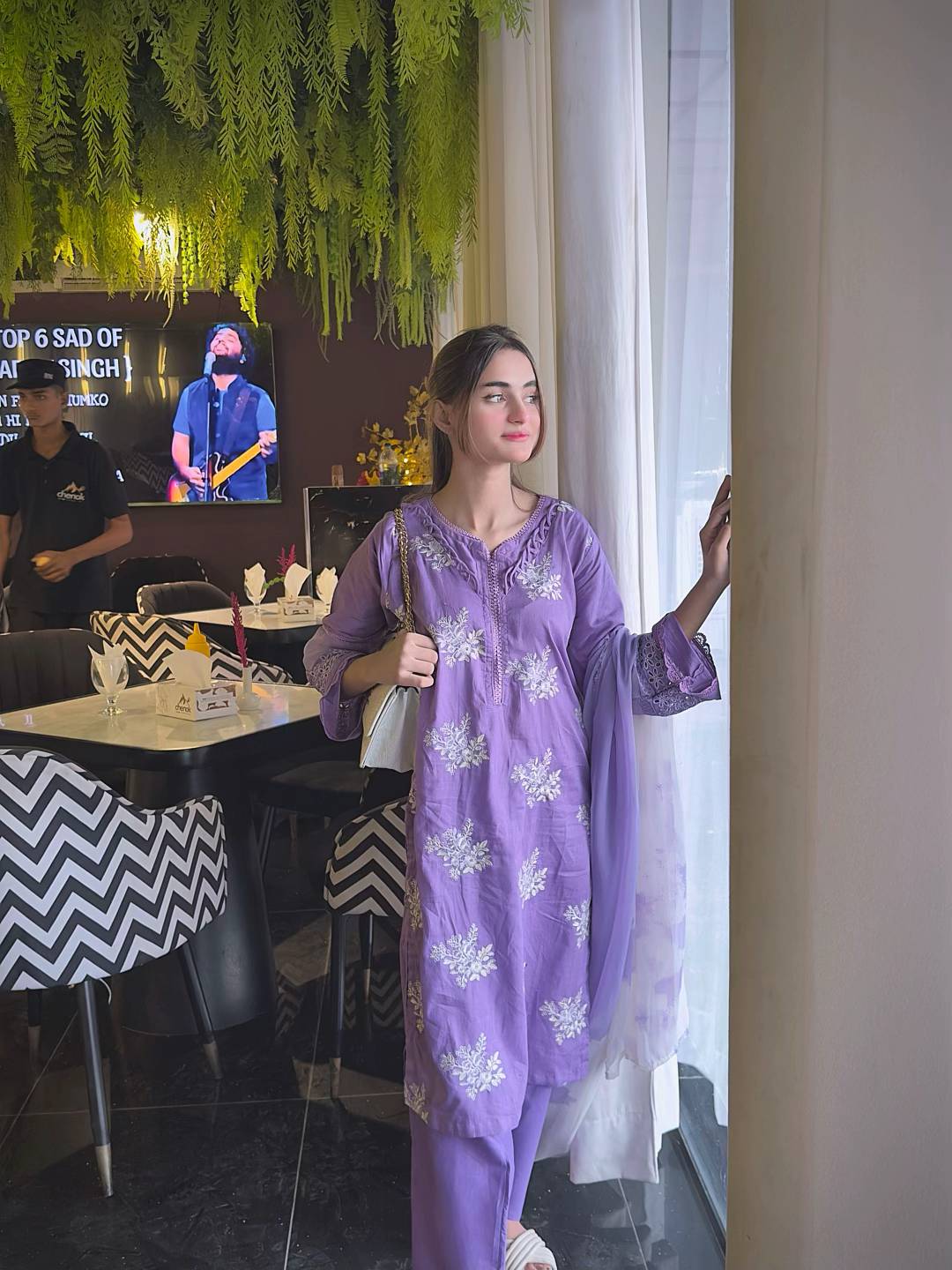 HORIYA PURPLE LAWN 3PC