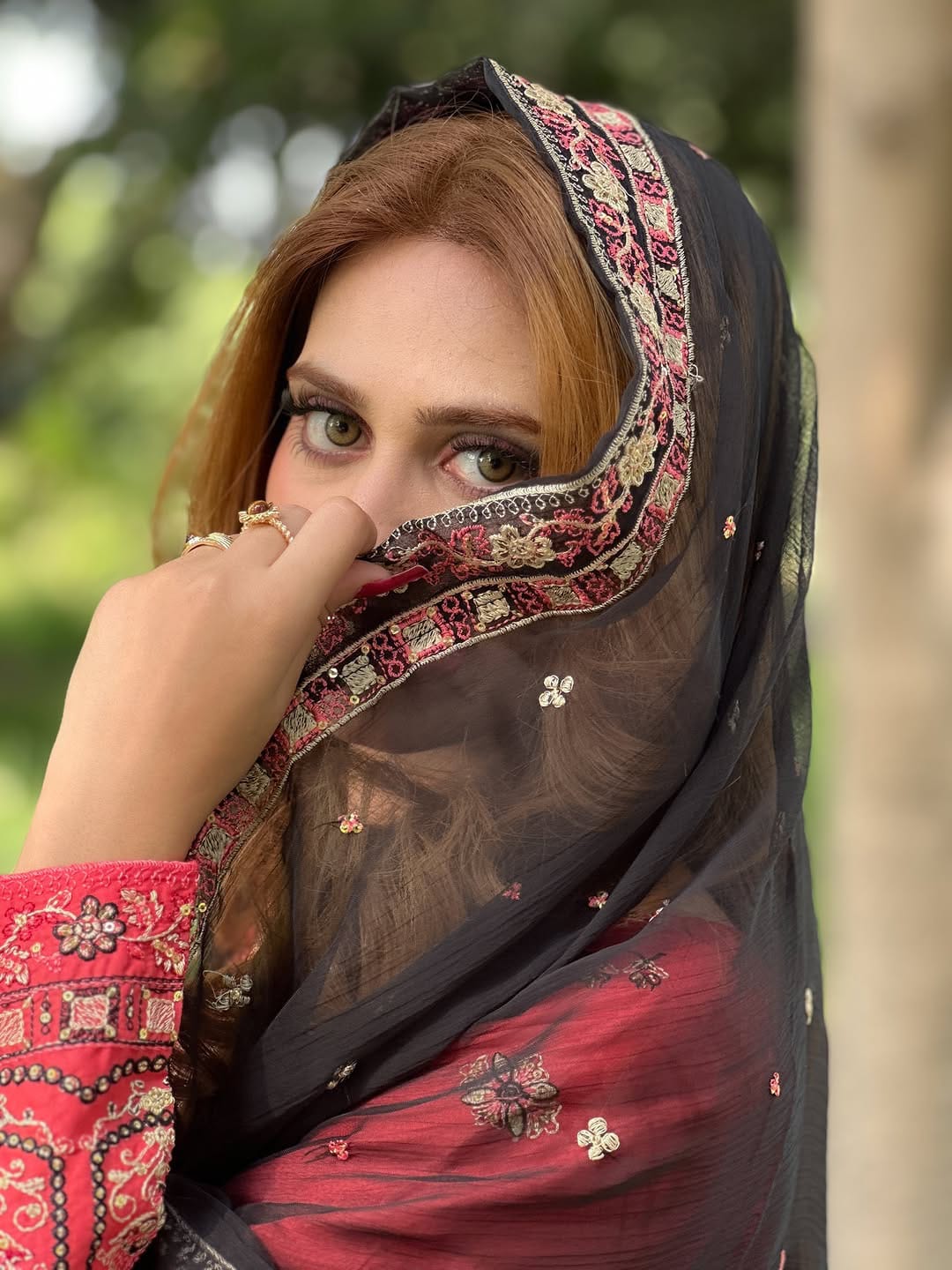 Lal pari Embroidered 3pc